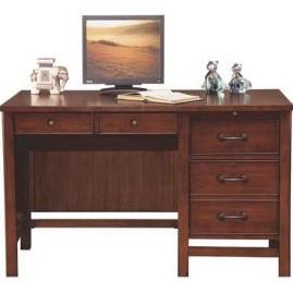 Desk with file