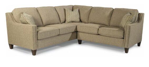 flexsteel finley sectional