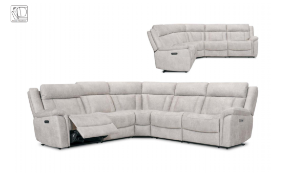 Axel Power Headrest Reclining Sectional