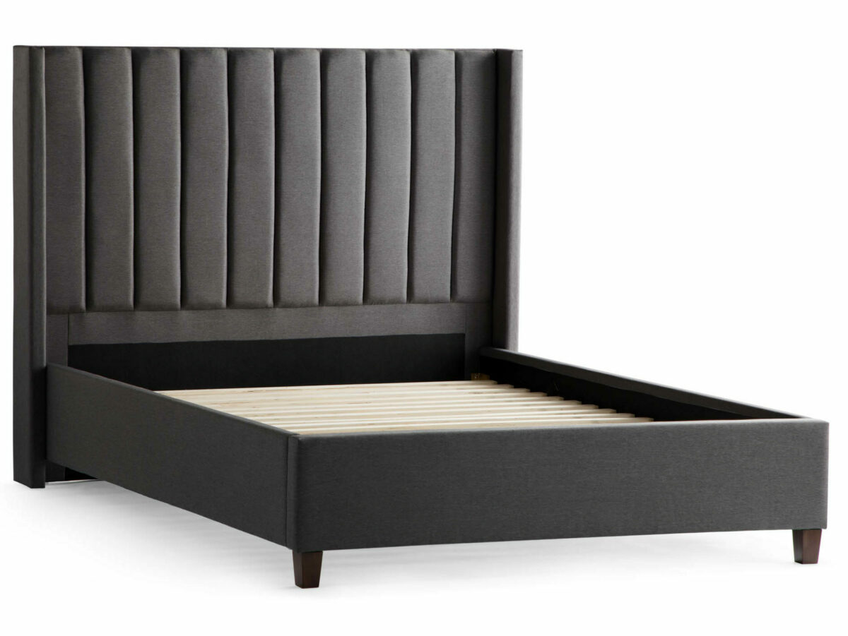 upholstered bed
