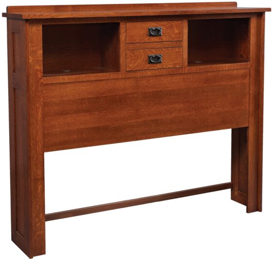 Daniels Amish Mission Bookcase Headboard