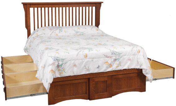 Daniels Amish Mission Collection Bed - Image 4