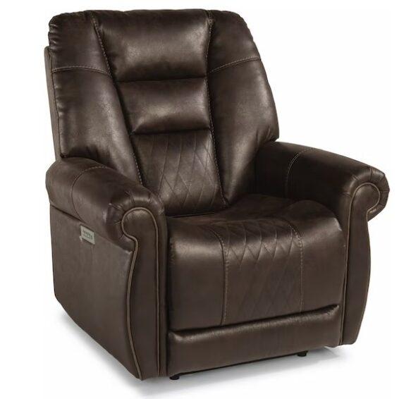 Flexsteel Maverick Power Headrest Recliner with Power Lumbar