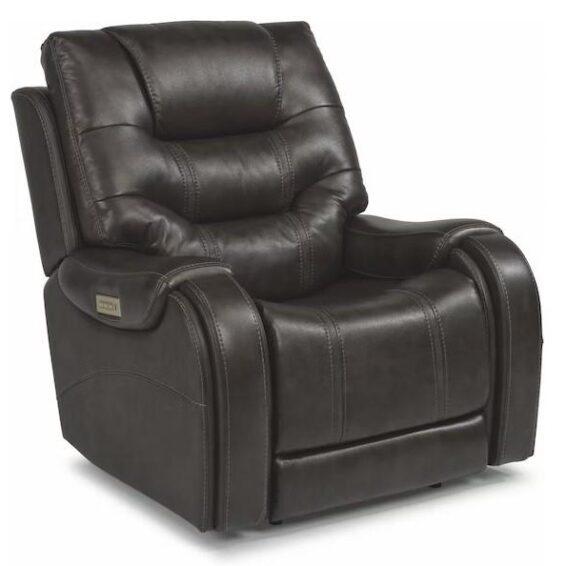 Flexsteel Sinclair Power Recliner with Power Headrest and Lumbar