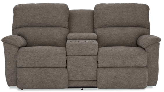 Lazboy Brooks Reclining Console Loveseat