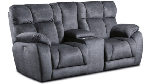 Wild Card Power Reclining Console Loveseat with Power Headrests