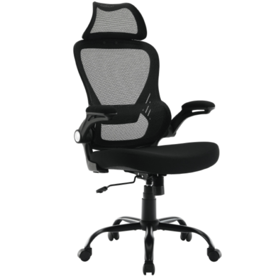 black mesh office chair