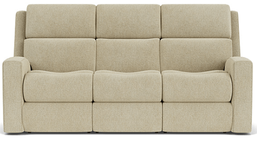 Flexsteel Score Power Reclining Sofa with Power Headrest Lumbar