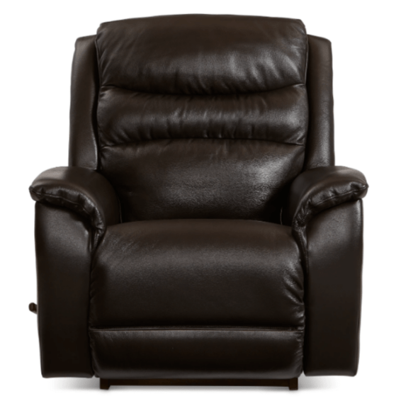 Lazboy Rosewood Leather Rocker Recliner