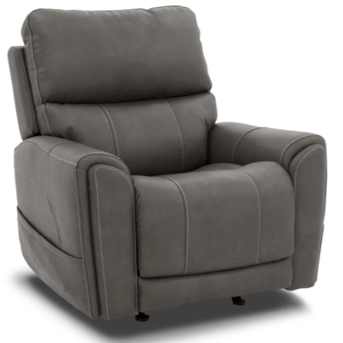 Flexsteel Carter Power Rocking Headrest Recliner Lumbar Heat Massage
