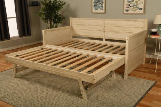 Weathered White Daybed with Jump Up