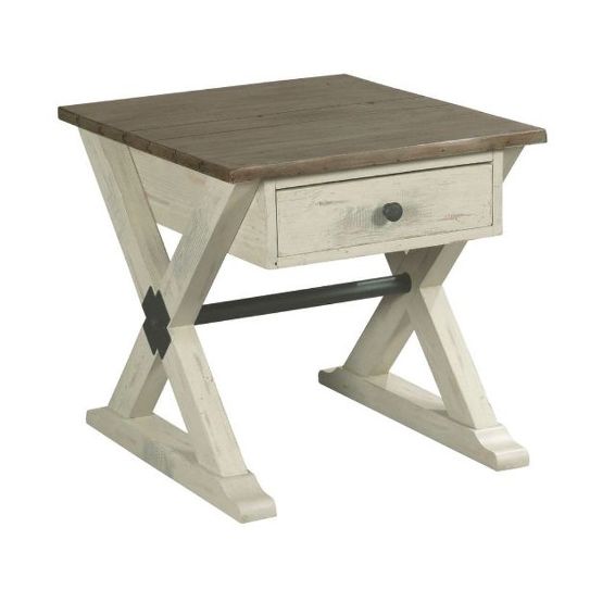 trestle end table