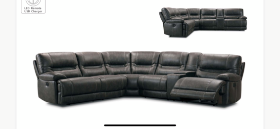 Power Headrest Sectional