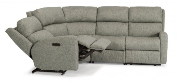 flexsteel catalina power sectional