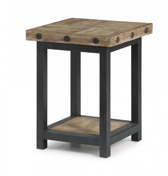 Industrial End Table