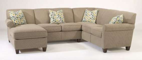 flexsteel dana sectional