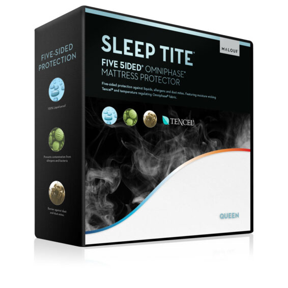 Malouf Sleep Tite Five 5ided Tencel Omniphase Mattress Protector