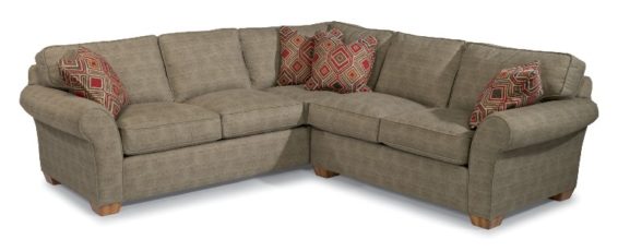 flexsteel vail sectional